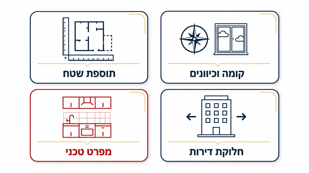 מה לבדוק במפרט הטכני ובתמורות כדי למנוע הפתעות