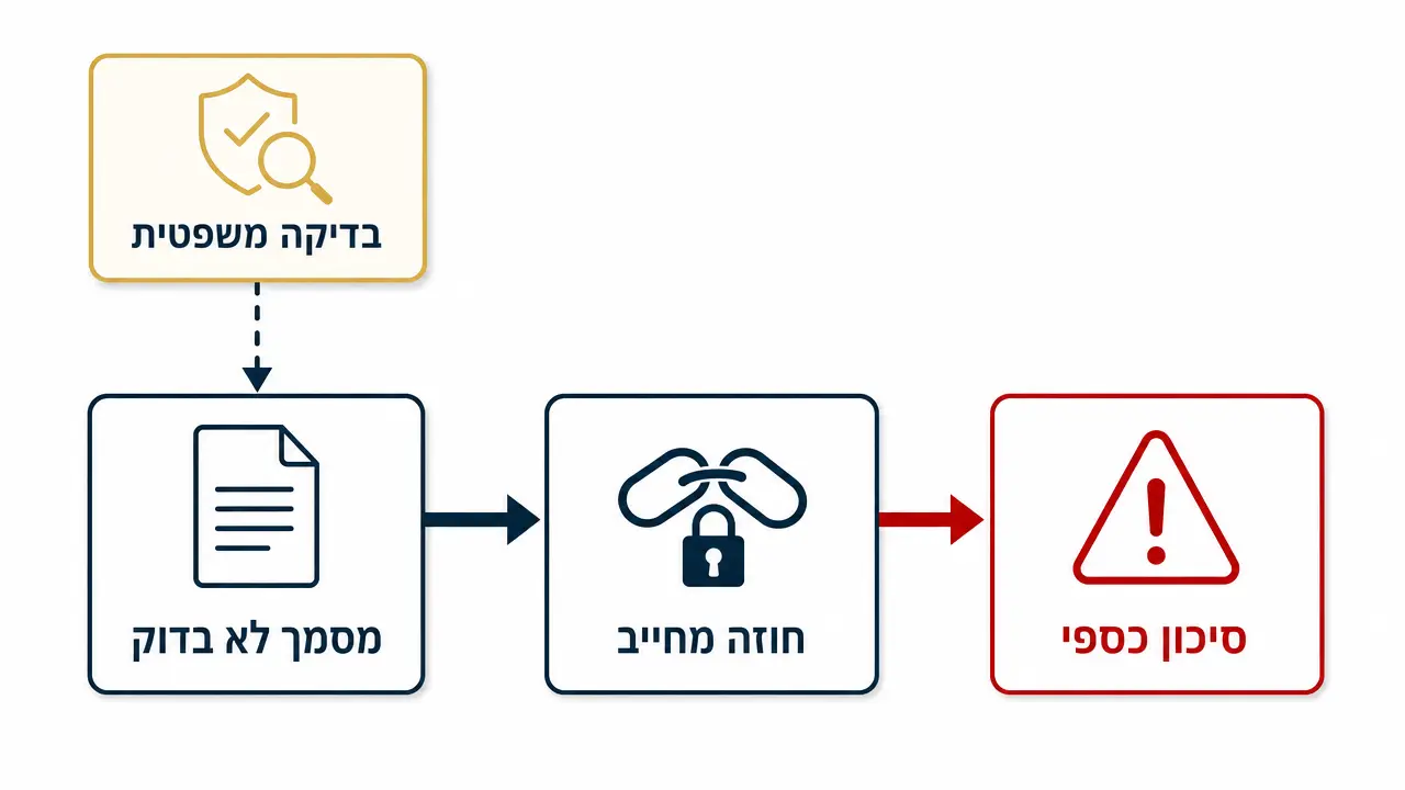 האם כדאי לחתום על זיכרון דברים לפני בדיקה משפטית
